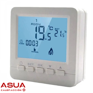 Cronotermostato de ambiente digital ASUA programable